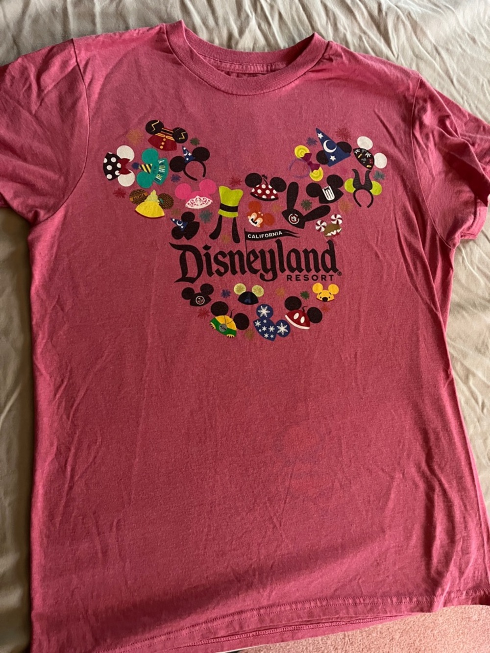 Disneyland Pink Graphic Tee